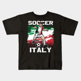 Italy Soccer Futbol Kids T-Shirt